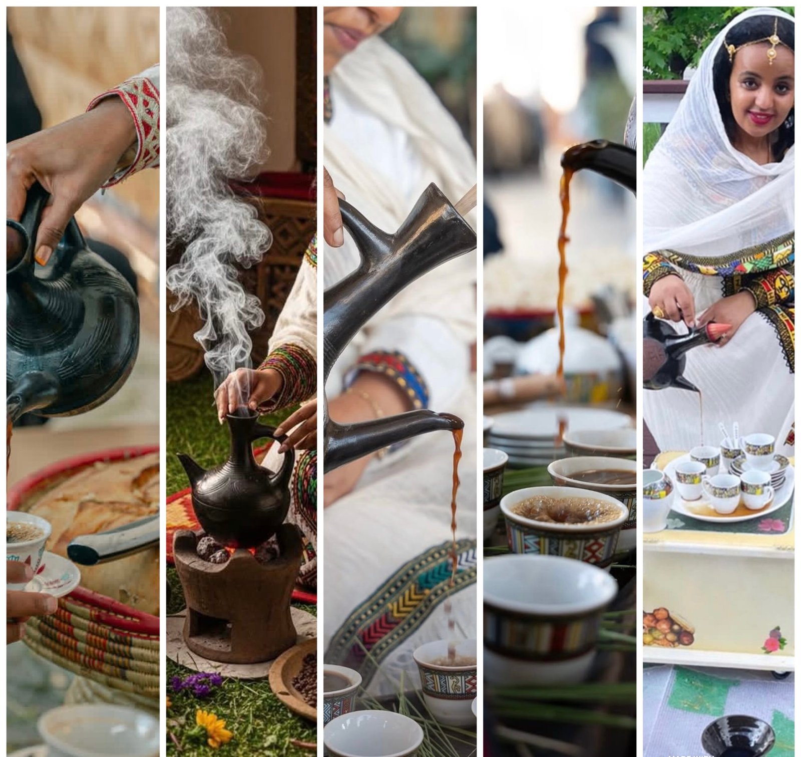 Ethiopian coffee experience and traditional coffee ceremony