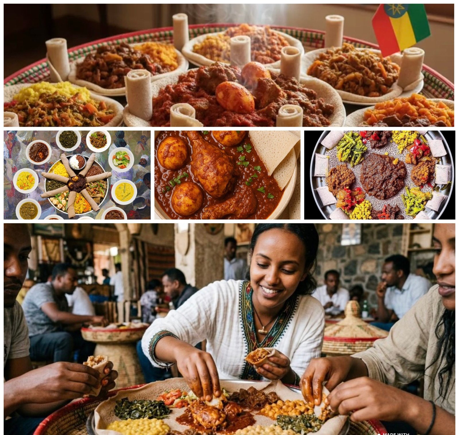 Authentic Ethiopian food and local dining experience